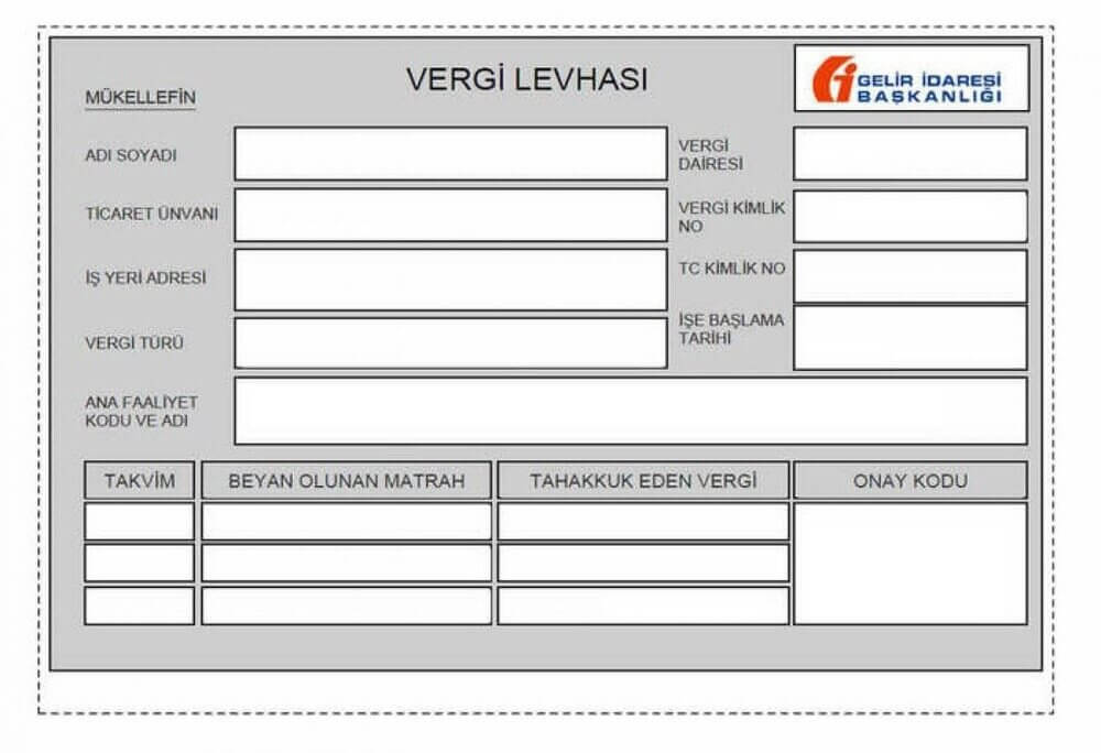 Vergi Levhası
